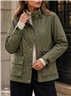 Giacca utility con vita regolabile