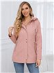 Parka con cappuccio e cerniere