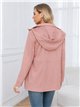 Parka con cappuccio e cerniere
