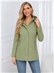 Parka con cappuccio e cerniere