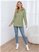 Parka con cappuccio e cerniere