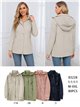 Parka con cappuccio e cerniere
