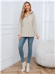 Parka con cappuccio e cerniere