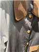 Giacca stile militare con velluto a coste a contrasto