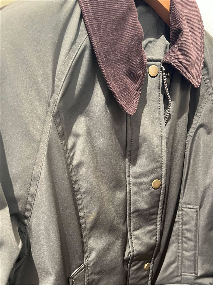 Parka utility con colletto in velluto a coste