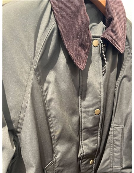 Parka utility con colletto in velluto a coste