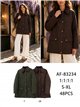 Parka utility con colletto in velluto a coste