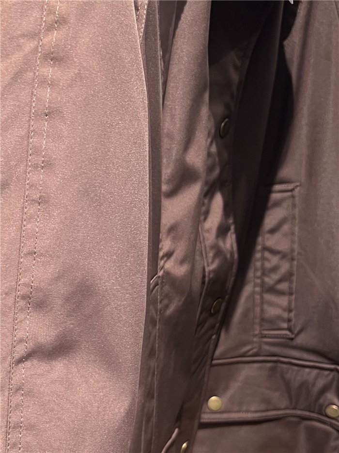 Parka utility con colletto in velluto a coste