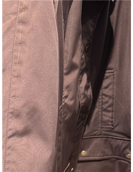 Parka utility con colletto in velluto a coste