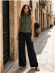 Gilet imbottito con cappuccio