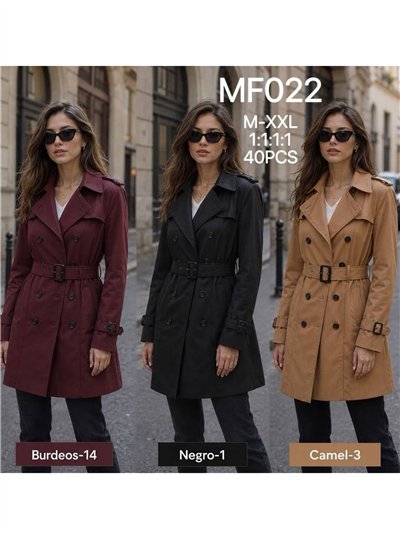 Trench lungo con cintura 2