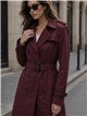 Trench lungo con cintura