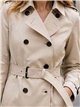 Trench classico con cintura