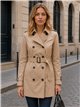 Trench classico con cintura