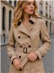 Trench classico con cintura