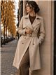 Trench lungo con cintura