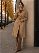 Trench lungo con cintura
