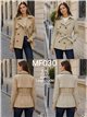 Trench corto con cintura