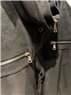 Giacca corta in similpelle con cintura