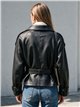 Trench coat in similpelle
