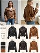 Trench coat in similpelle