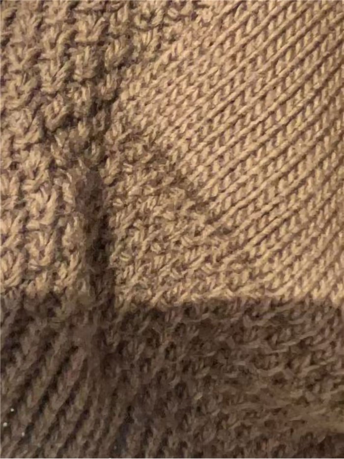 Oversized textured cardigan with pockets