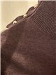 Jersey cuello subido botones hombro