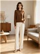 Einfacher Feinstrick-Cardigan
