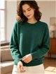 Mittelnaht eines einfachen Pullovers