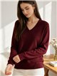 Essential fine knit v neck sweater