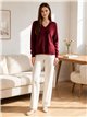 Essential fine knit v neck sweater