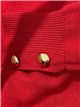Jersey cuello redondo puño botones