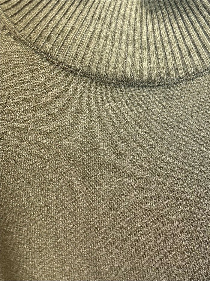 Relaxed high neck sweater