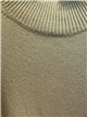 Relaxed high neck sweater