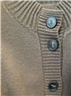 Cárdigan cuello alto bolsillos