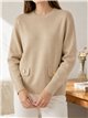 Pullover mit geknöpften Taschen