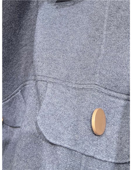 Pullover mit geknöpften Taschen