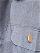 Pullover mit geknöpften Taschen