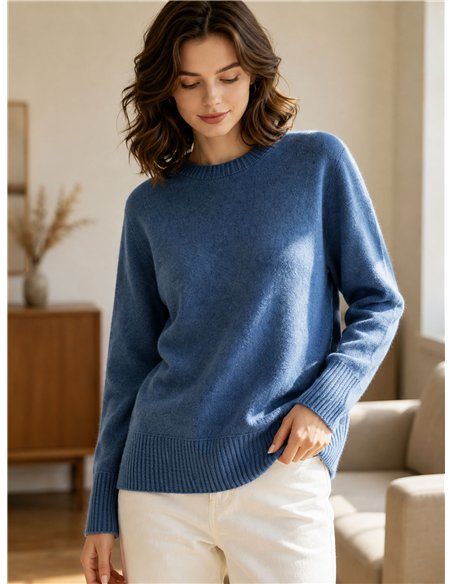 jersey texturé taille basse