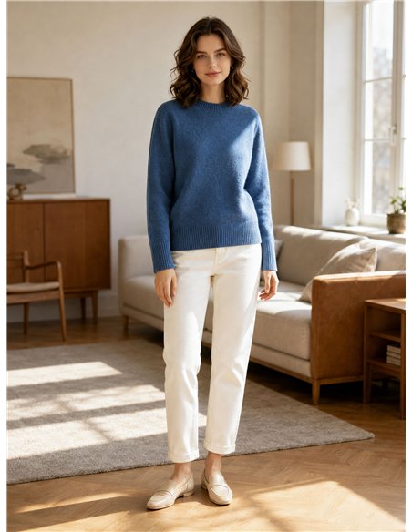 jersey texturé taille basse