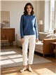 jersey texturé taille basse