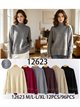 pull à col roulé clouté