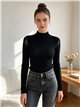 Maglia a coste con glitter sfumati