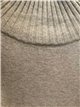 Jersey cuello alto aberturas laterales