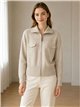 Chaqueta punto bolsillos cargo