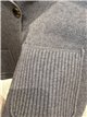 Knit blazer with ribbed pockets