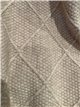 Jersey cuello alto rombos texturizados