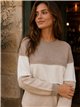 camisa color block