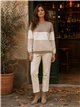 camisa color block