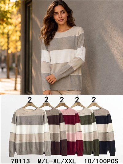 Jersey bloques de color corazones 2